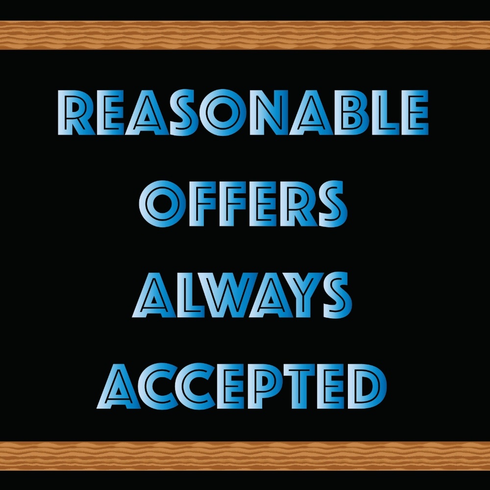 WILLING TO CONSIDER ANY OFFER. LET'S GO SHOPPING!